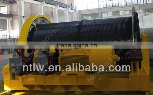 145KN double-drum speed regulation electric winch