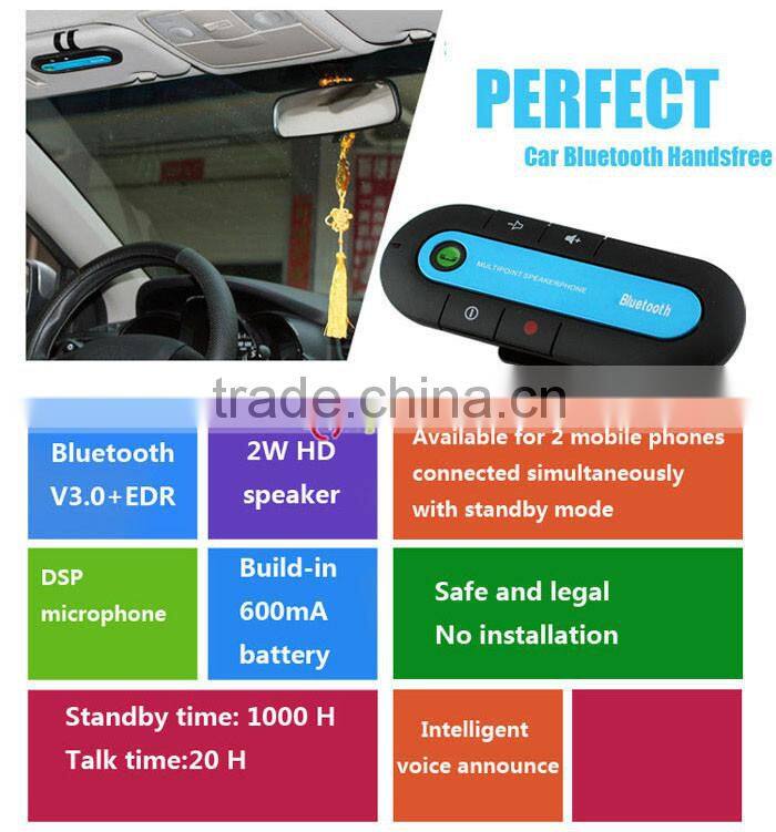 TS-MT03 Bluetooth Handsfree Car Kit Black