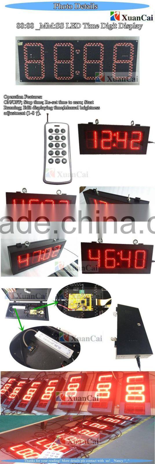 Seven segment Remote control/RS232/RJ45(TCP/IP) operation LED gas station petrol price canopy lights sign
