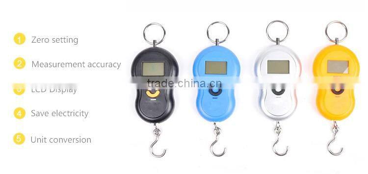 Easy Reading LCD Display Portable Travel Scales