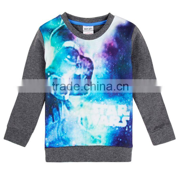 (A5961) 2-6Y 3d print children t shirts winter nova kids tops tshirts high quality toddler boys clothes