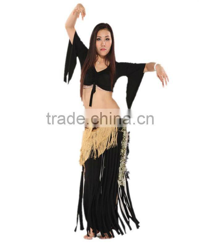 SWEGAL Wholesale belly dance costume,top and skirt dance dress SGBDT13115