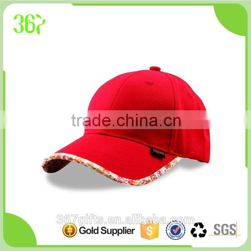 High Quality Overlap Light Weight Baseball Cap Kids Cap for Girls