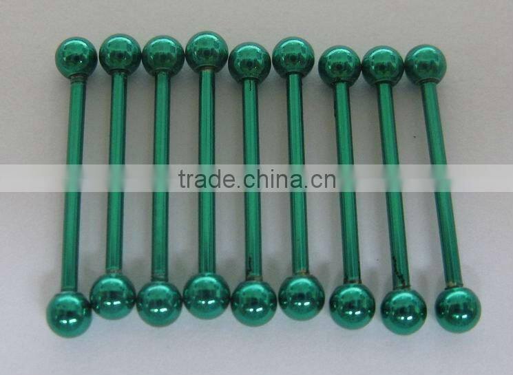 Best sale surgical steel 316L tongue ring body jewelry piercing