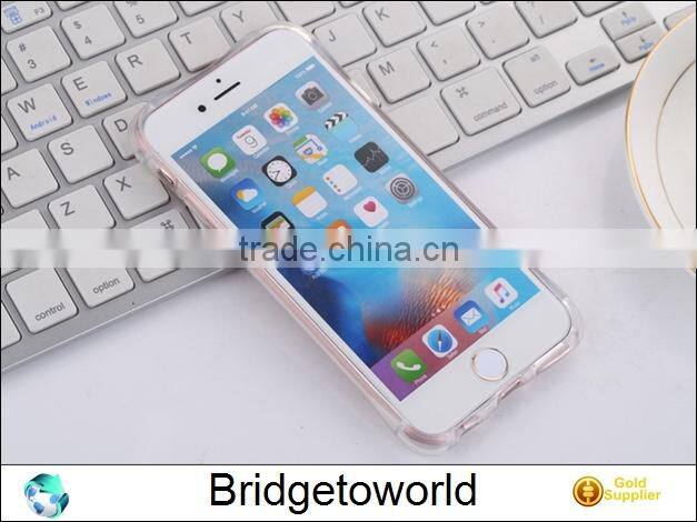 Clear crystal bubble shockproof air cushion slim soft TPU flexible jelly gel silicon for iPhone 6 6S 6Plus for Samsung
