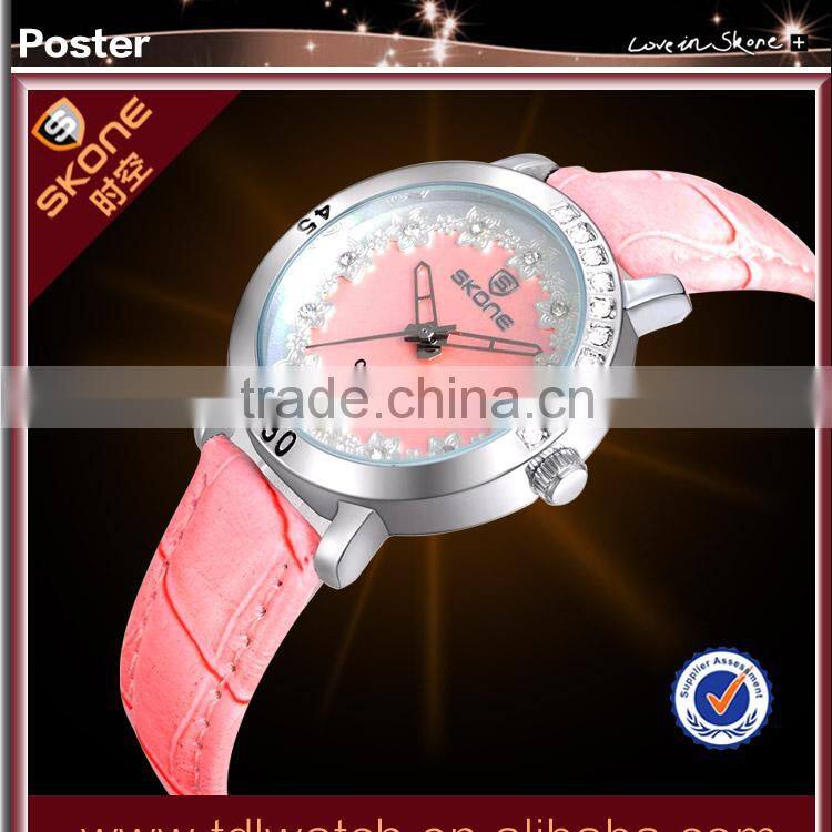 2014 new style wholesale fashion quartz Shining watches for women
