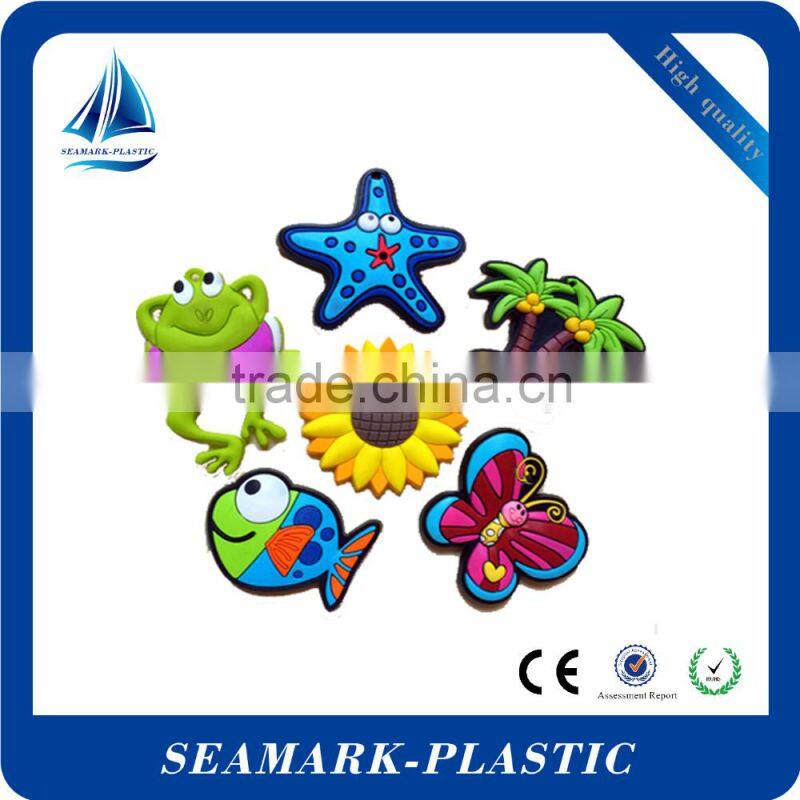 2016 high-quality promotinal custom soft rubber 3d pvc fridge magnet