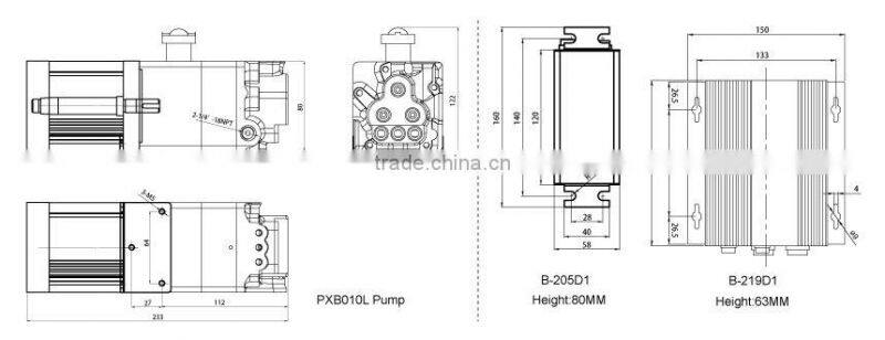Finely outdoor high pressure landscape fog system pump