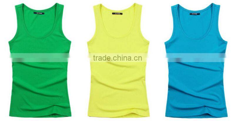 Professional factory cheap price high quality customized OEM service export tank top women