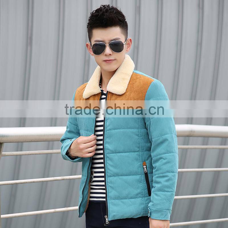 Custom new style men goose down winter jacket