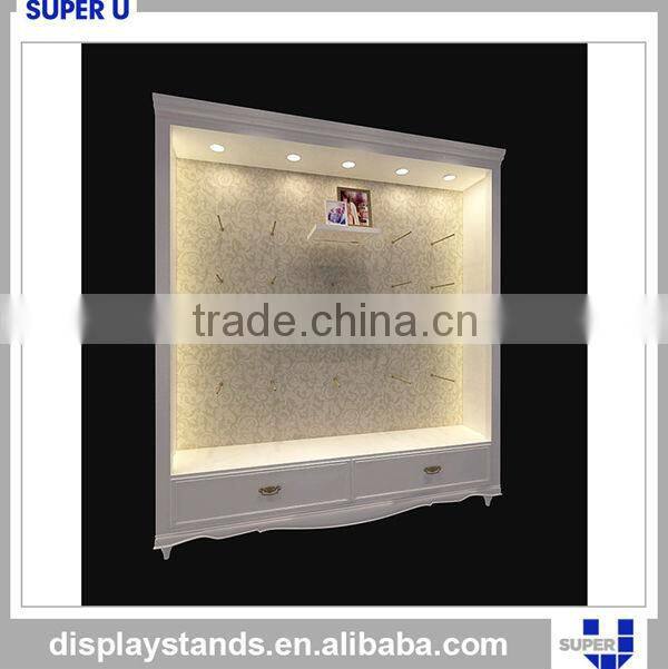 White painted MDF Girls WD-114 Fashion bra display