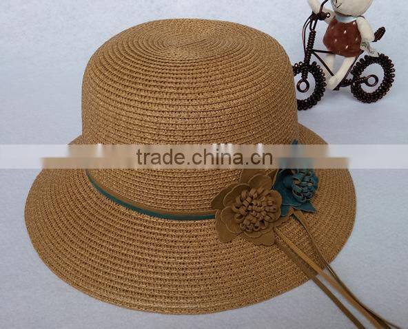 Best price Crazy Selling women raffia panama straw hat