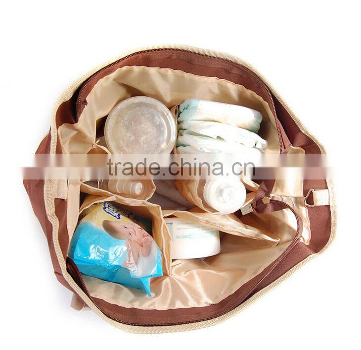 Shiny Black Diaper Bag,Large Zippered Tote Bag