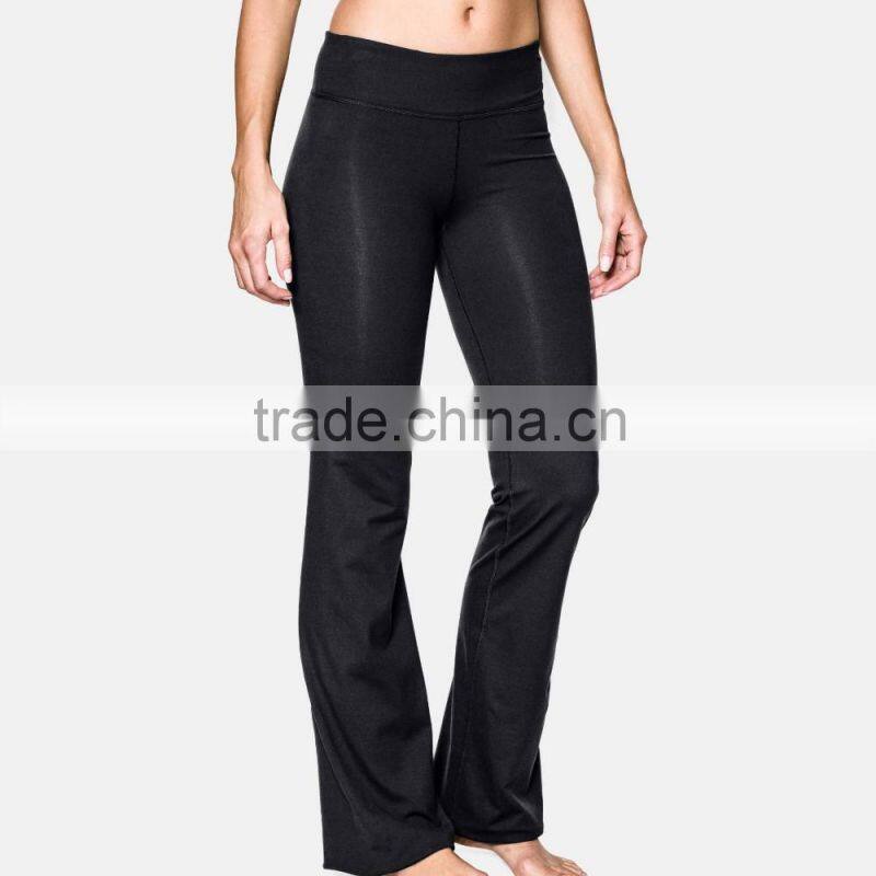 High Quality Women's Studio Long Pants Custom Ladies Bell Bottoms Trousers Yoga Pants Wholesale