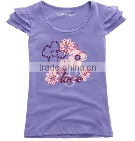 100% Cotton Printed Custom T-shirt From Bangladesh Readymade Garments Manufacturer 2014