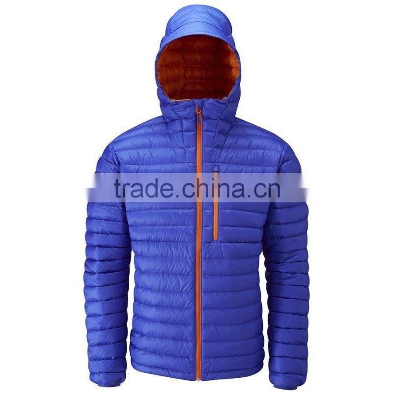 Factory Custom High Quality Ultra Light Duck Down Jacket For Men