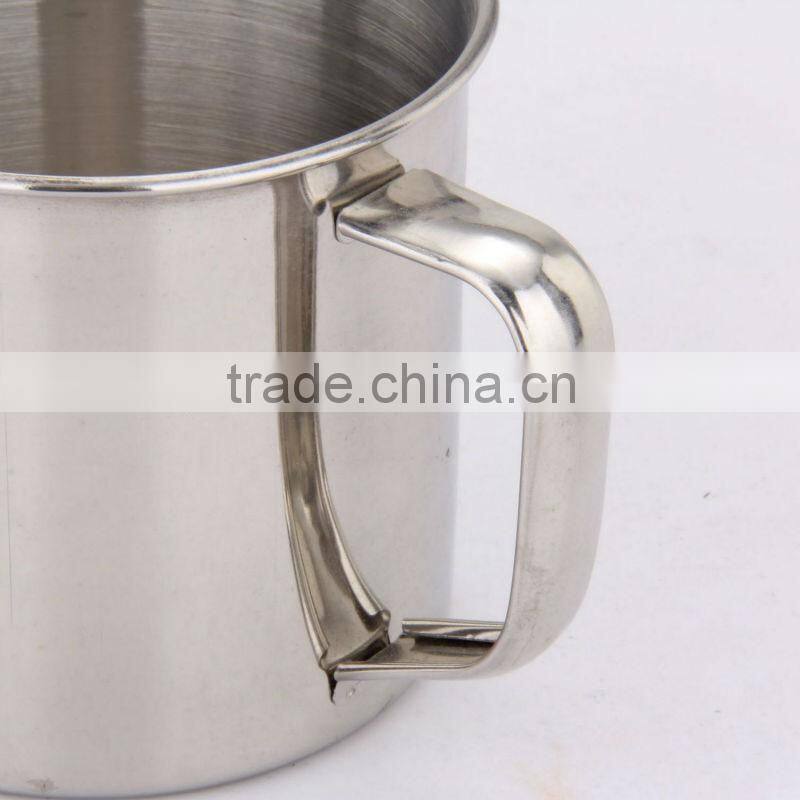 Stainless Steel Tableware Mug with lid
