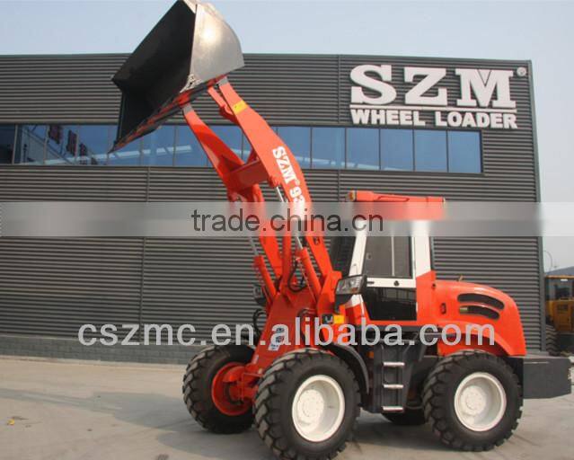 chinese construction machine 3t wheel loader with wood fork for sale