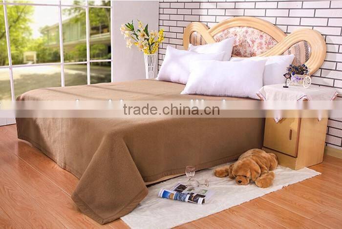 Hot Selling Hotel or Home Used Wool Blanket Wholesale Hotel Collection Blanket