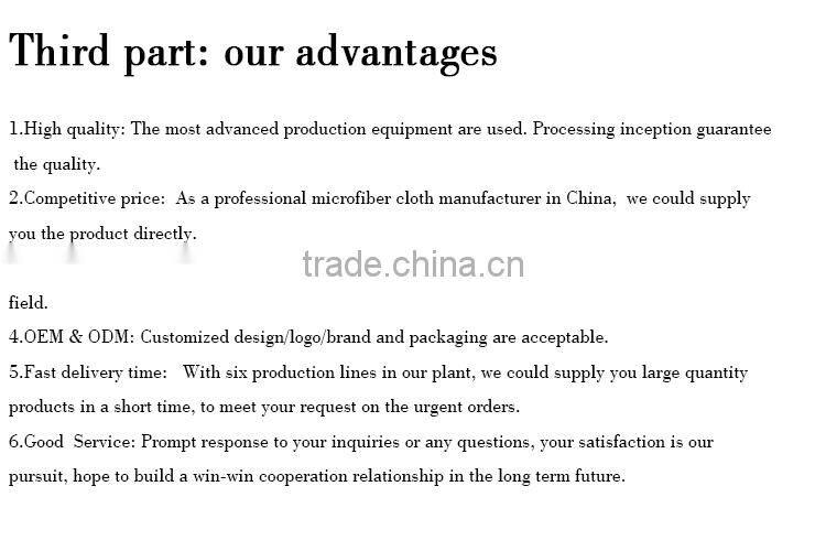 Custom logo printed microfiber lens cleaning cloth