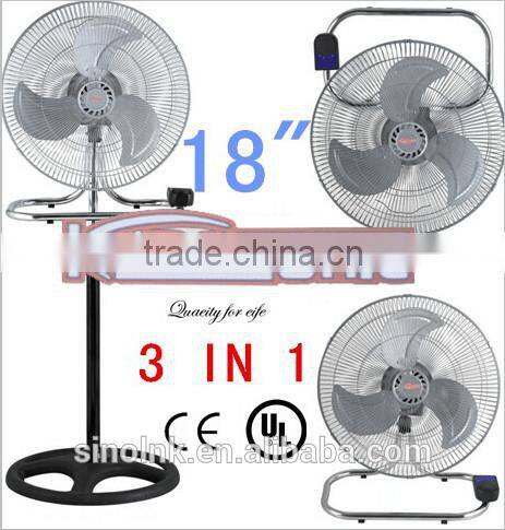 Kamasonic 18inch 3 speed 120oscillation fan(3in1)