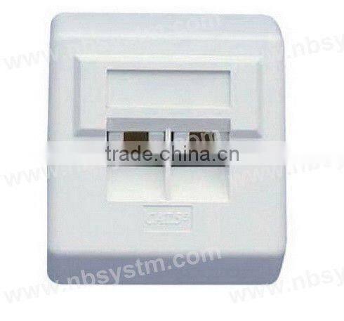 Face Plate UTP, German type. Size:80x65x32mm