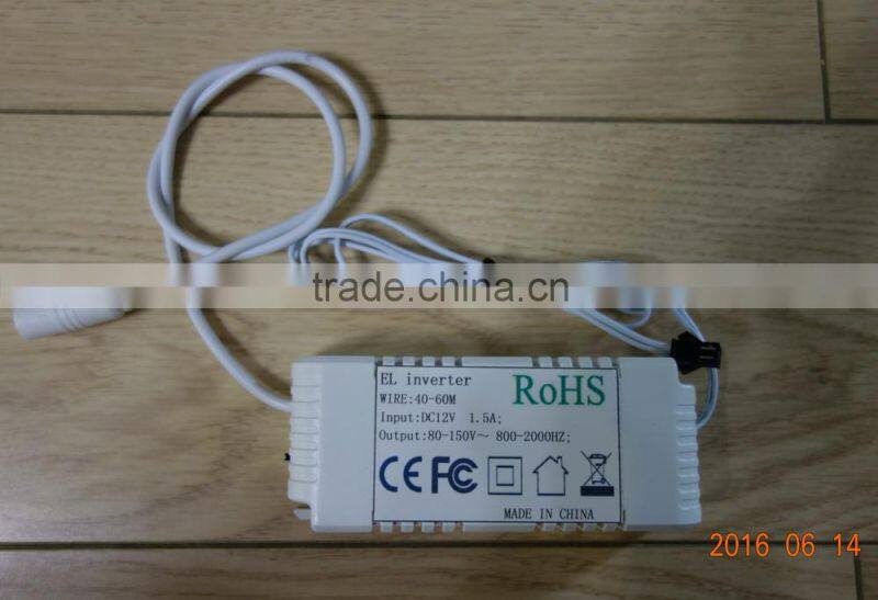 WY-ELI-IUC-250-400cm fixer el wire low noise inverter / low noise el wire inverter / el wire Inverter with fixer