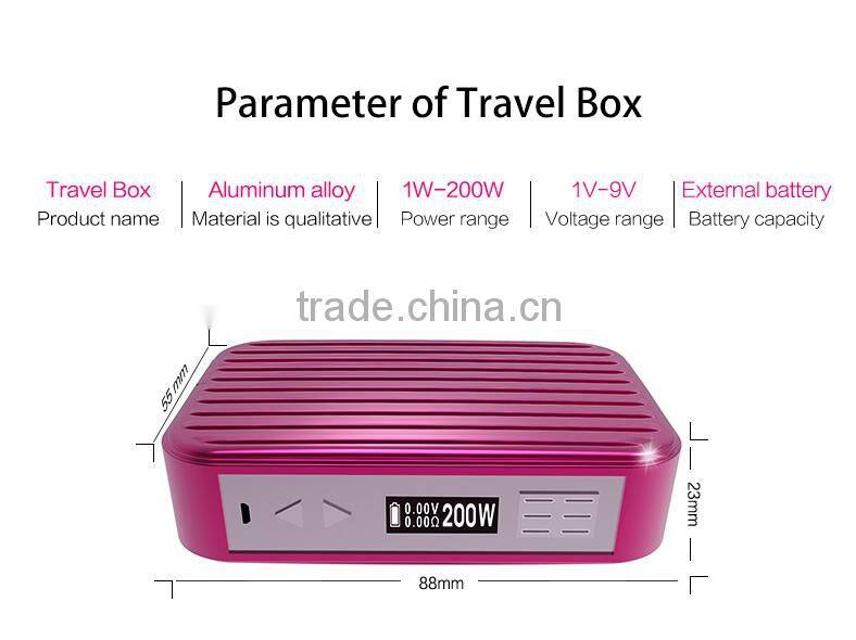New Style travel box e cig box mod Unique Design original temperature control mod