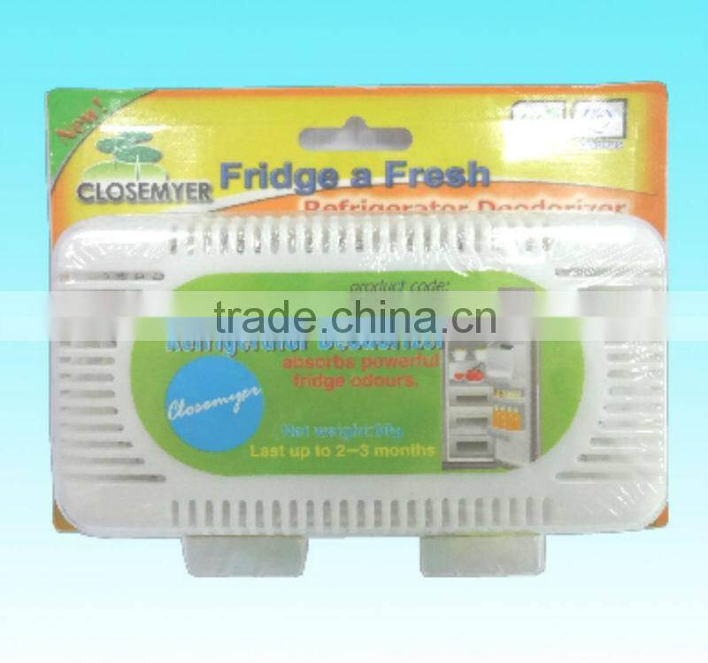 2.1oz Convenient Smart Bamboo Charcoal Fridge Deodorant Device In Plastic Box Absorb Ethylene Gas Keeps Foods Fresh Longer