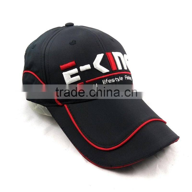 Wholesale 3D Embrossed sports cap Stitching serging caslon baseball cap