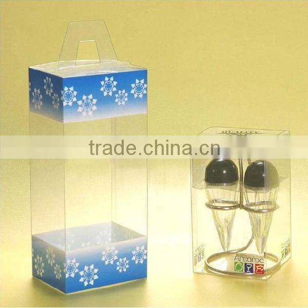 clear plastic lure box with hanger tab