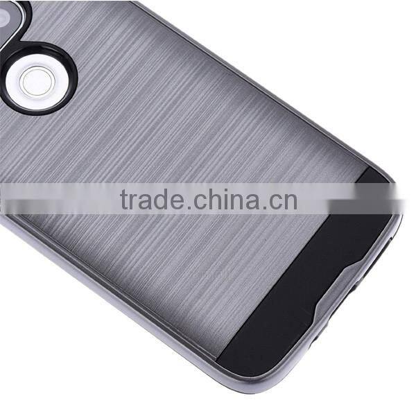 C&T Dual Layer Shockproof Tough Brushed Hybrid Armor Rubber TPU Protective Case For LG G5