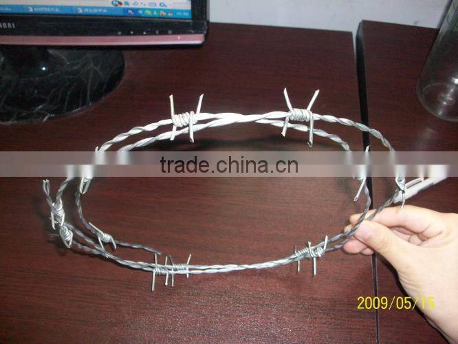 Double Stranded and Single Stranded Galvanized Barbed Wire