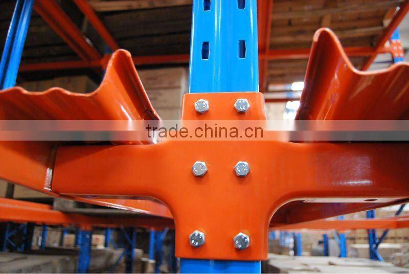 Popular drive through storage racking