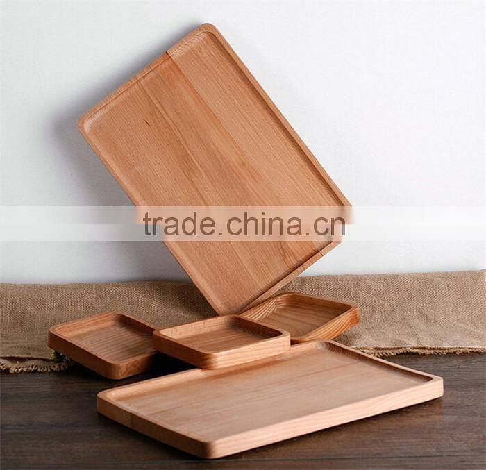 Customized polished wooden food presentation board