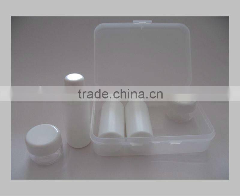Cosmetic travel set bottle