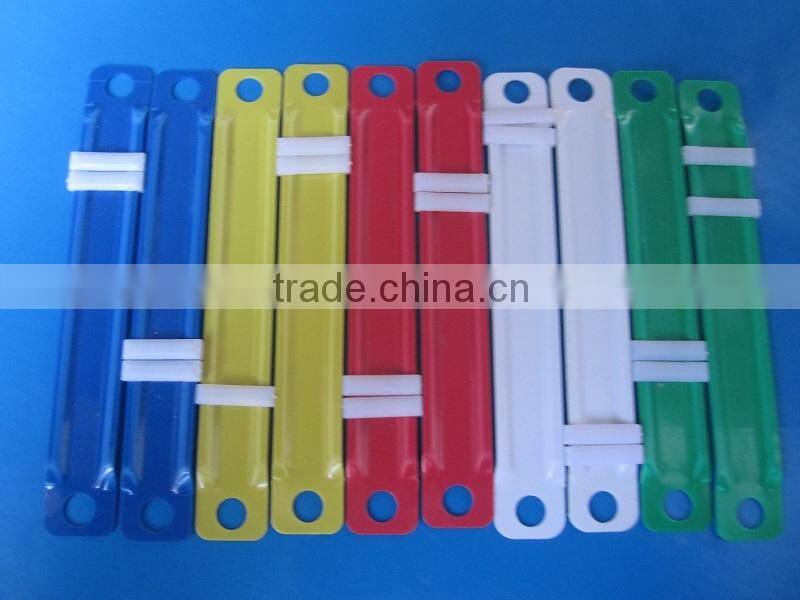 High quality plastic paper fastener clip, plastic paper clips