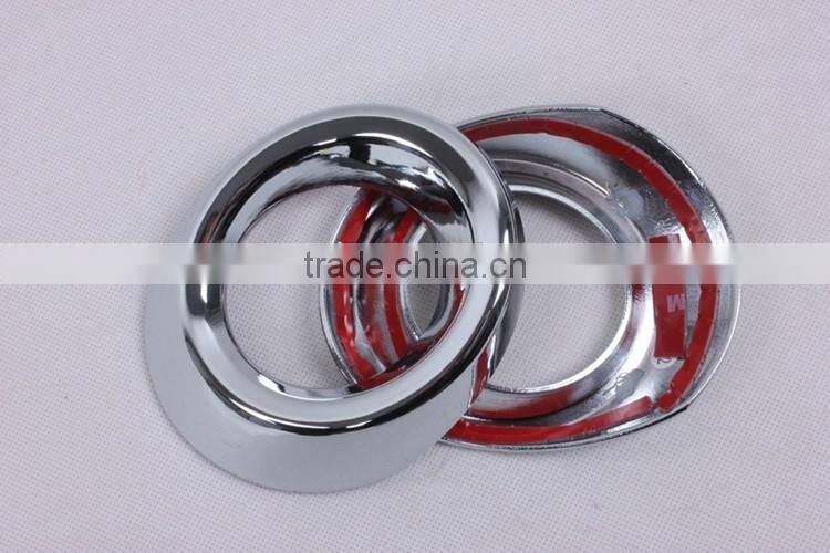 Front Fog Light Lamp Cover 2 Pcs ABS Chrome For Mazda Axela 2014-2015 Mazda 3 Accessories