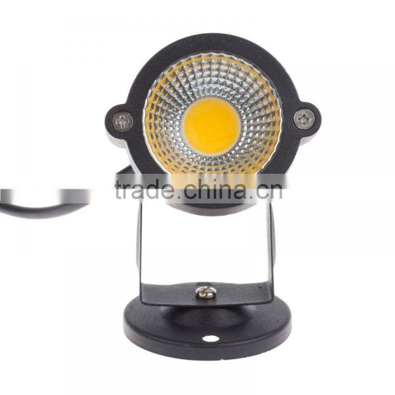Hot sale IP65 waterproof 5W COB LED Garden light with base