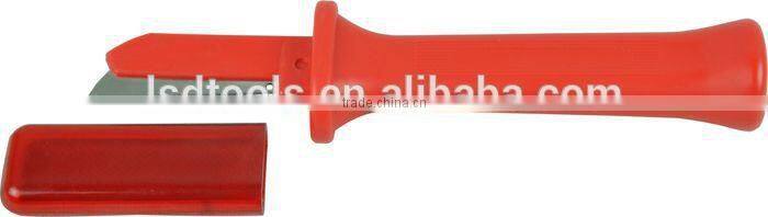 Ergonomically designed Cable Stripping Knife LS-54 Cable knife with fiexed straight blade