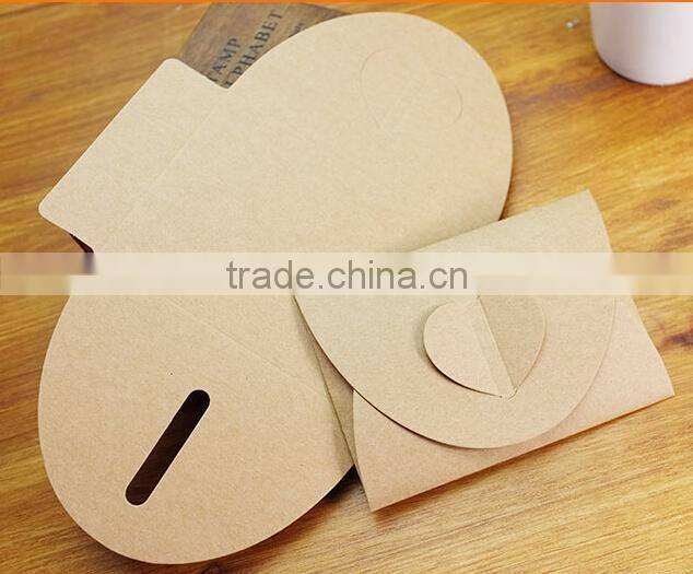 custom logo printed cardboard envelope