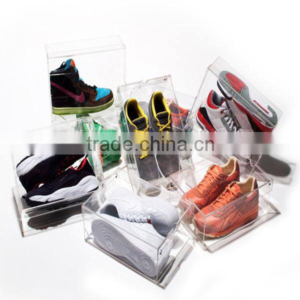 2015 new arrival clear acrylic sneaker box showcase