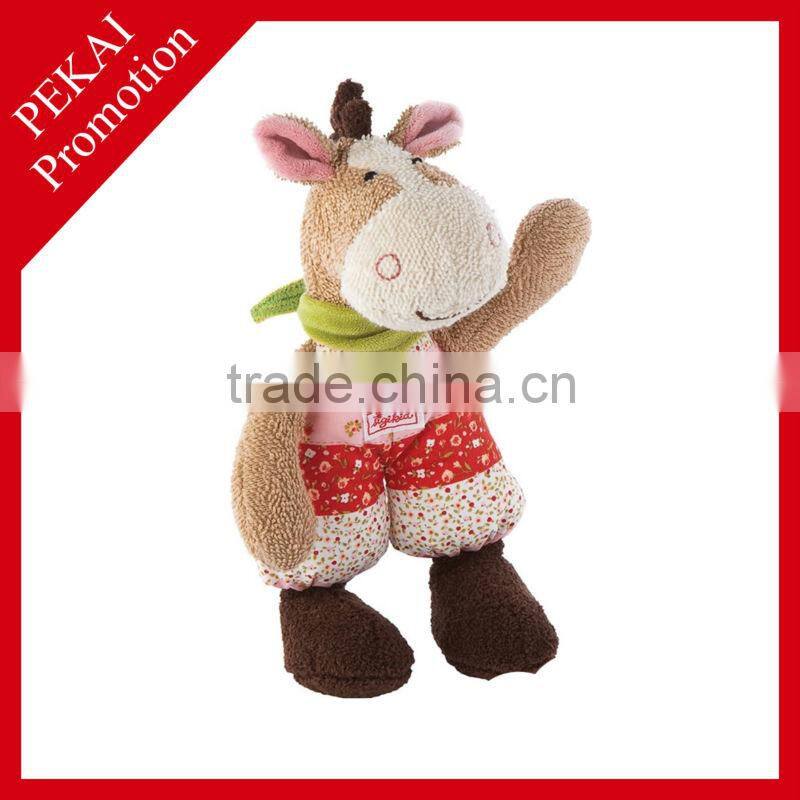 Lovely plush brown horse toys
