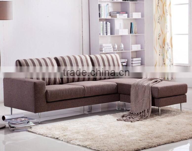 living room furniture, L sharp cheap sofa