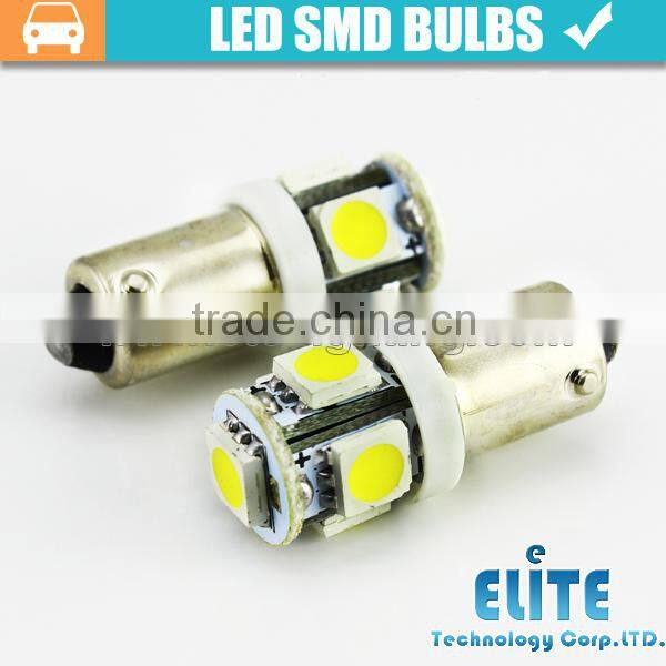 T10 W5W Ba9s 5SMD 5050 LED light reading lamp Wedge LED lamp