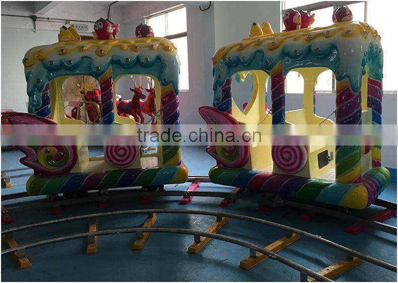 14 seats mini sweet candy tourist kiddie track train for sales