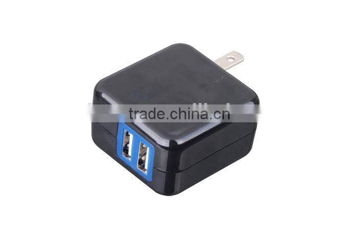 Shenzhen Manufacturer Foldable 4 USB Power Adapter 230V 5V 1A
