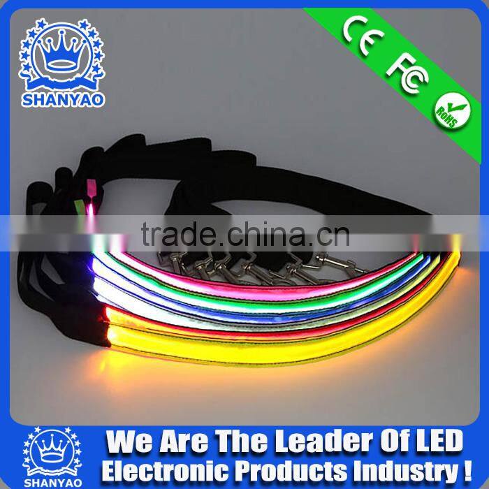 2015 Hot Selling LED Reflective Pet Leash