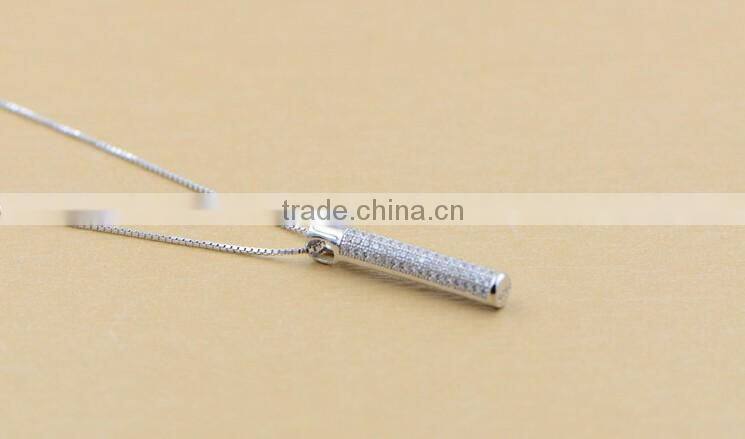 Article S925 pure silver drill collar bone chain female personality type fashion necklace in Europe and America
