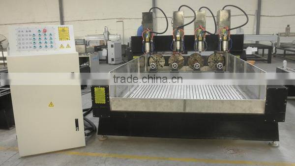 China supplier MITECH 4 axis rotary stone/marble/granite cnc milling machine